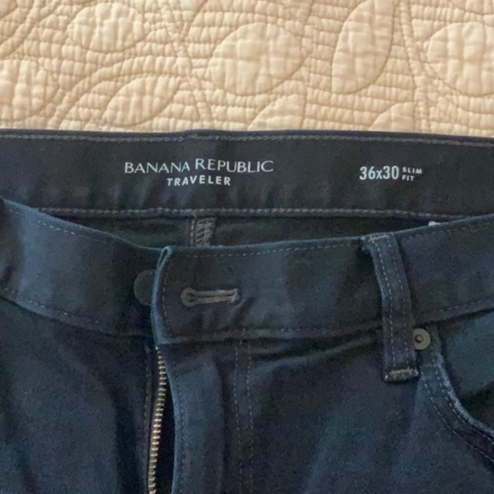 Banana Republic Men's Traveler Jean, Size: W36-30L Slim Fit
